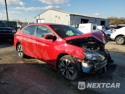 Czwarte zdjęcie samochodu z boku: 2019 NISSAN SENTRA S VIN:3N1AB7AP0KY250398 - miniatura