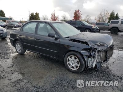 Czwarte zdjęcie samochodu z boku: 2002 KIA SPECTRA BASE VIN:KNAFB121225171948 - miniatura