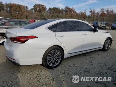 Trzecie zdjęcie samochodu z tyłu: 2017 GENESIS G80 BASE VIN:KMHGN4JE0HU201186 - miniatura