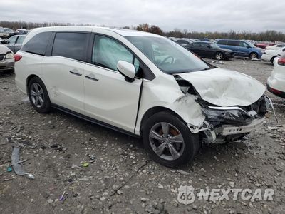 Czwarte zdjęcie samochodu z boku: 2019 HONDA ODYSSEY EXL VIN:5FNRL6H74KB031033 - miniatura