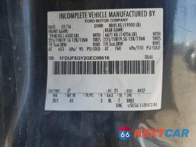 Zdjęcie 12 z 12 samochodu: 2016 FORD F550 SUPER DUTY VIN:1FDUF5GY2GEC06616 - miniatura