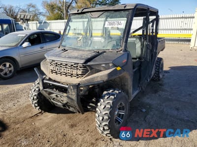 Drugie zdjęcie samochodu z przodu: 2020 POLARIS RANGER CREW 1000 PREMIUM VIN:4XAT6E999L8004894 - miniatura