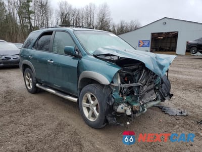 Czwarte zdjęcie samochodu z boku: 2002 ACURA MDX TOURING VIN:2HNYD18682H001105 - miniatura
