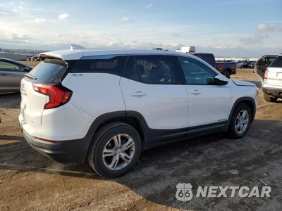 Trzecie zdjęcie samochodu z tyłu: 2018 GMC TERRAIN SLE VIN:3GKALMEV6JL182870 - miniatura