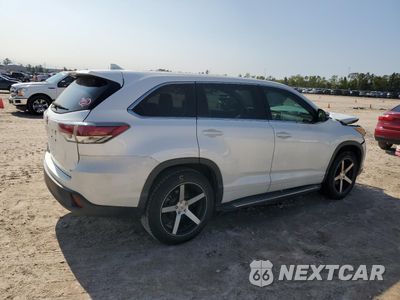 Trzecie zdjęcie samochodu z tyłu: 2016 TOYOTA HIGHLANDER LE VIN:5TDZKRFH6GS185584 - miniatura