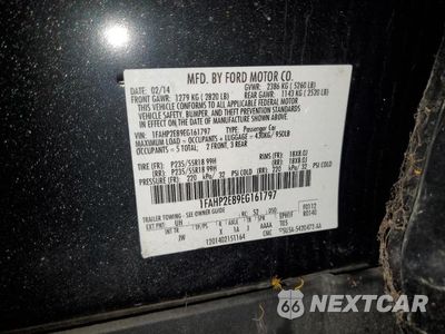 Zdjęcie 13 z 13 samochodu: 2014 FORD TAURUS SEL VIN:1FAHP2E89EG161797 - miniatura