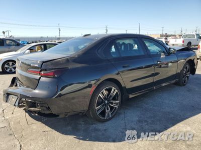 Trzecie zdjęcie samochodu z tyłu: 2023 BMW I7 XDRIVE60 VIN:WBY53EJ09PCN55206 - miniatura