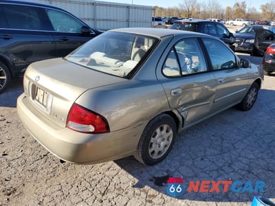 Trzecie zdjęcie samochodu z tyłu: 2000 NISSAN SENTRA BASE VIN:3N1CB51D6YL345881 - miniatura