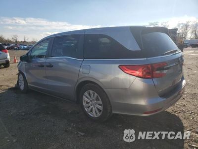 Drugie zdjęcie samochodu z przodu: 2022 HONDA ODYSSEY LX VIN:5FNRL6H22NB019648 - miniatura