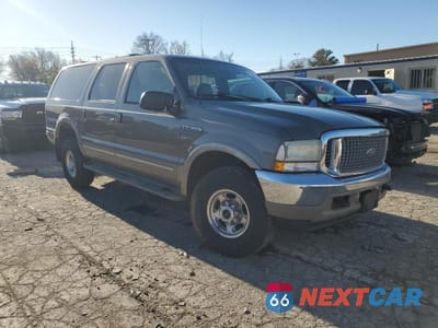 Czwarte zdjęcie samochodu z boku: 2002 FORD EXCURSION LIMITED VIN:1FMNU43S52EB87929 - miniatura
