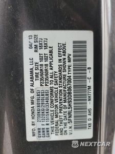 Zdjęcie 15 z 15 samochodu: 2013 HONDA ODYSSEY TOURING VIN:5FNRL5H93DB067004 - miniatura