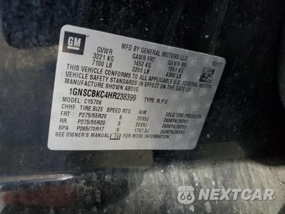 Zdjęcie 14 z 14 samochodu: 2017 CHEVROLET TAHOE C1500 LT VIN:1GNSCBKC4HR238399 - miniatura