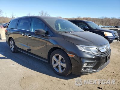 Czwarte zdjęcie samochodu z boku: 2019 HONDA ODYSSEY EXL VIN:5FNRL6H70KB080505 - miniatura