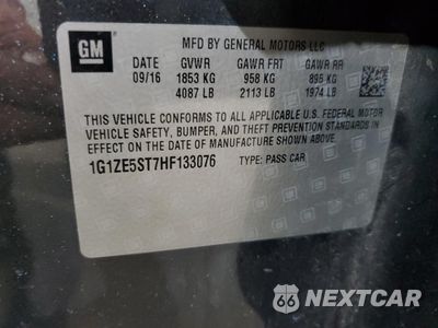 Zdjęcie 12 z 13 samochodu: 2017 CHEVROLET MALIBU LT VIN:1G1ZE5ST7HF133076 - miniatura