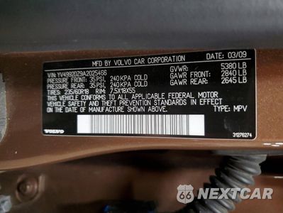 Zdjęcie 13 z 13 samochodu: 2010 VOLVO XC60 T6 VIN:YV4992DZ9A2025466 - miniatura