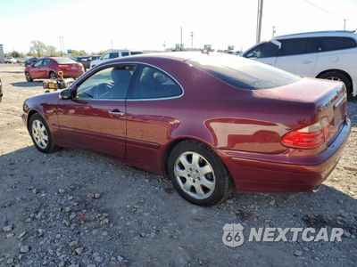 Drugie zdjęcie samochodu z przodu: 2001 MERCEDES-BENZ CLK 320 VIN:WDBLJ65G41F186271 - miniatura