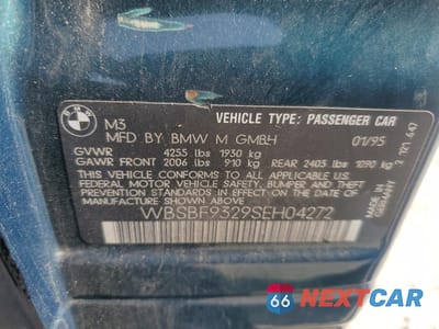 Zdjęcie 12 z 12 samochodu: 1995 BMW M3 VIN:WBSBF9329SEH04272 - miniatura