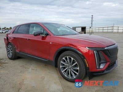 Czwarte zdjęcie samochodu z boku: 2024 CADILLAC LYRIQ SPORT VIN:1GYKPWRL9RZ128020 - miniatura