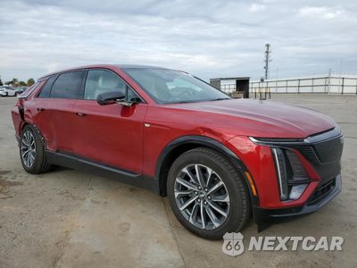 Czwarte zdjęcie samochodu z boku: 2024 CADILLAC LYRIQ SPORT VIN:1GYKPWRL9RZ128020 - miniatura