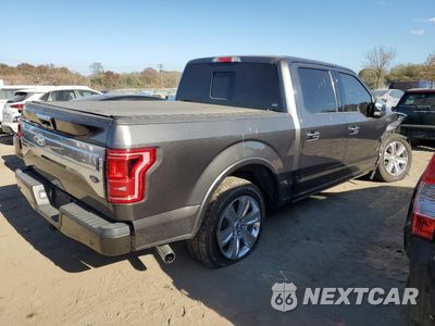 Trzecie zdjęcie samochodu z tyłu: 2015 FORD F150 SUPERCREW VIN:1FTEW1EG3FFB88258 - miniatura