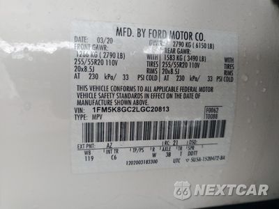 Zdjęcie 13 z 13 samochodu: 2020 FORD EXPLORER ST VIN:1FM5K8GC2LGC20813 - miniatura