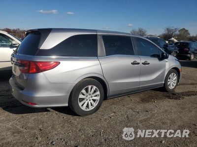 Trzecie zdjęcie samochodu z tyłu: 2022 HONDA ODYSSEY LX VIN:5FNRL6H22NB019648 - miniatura