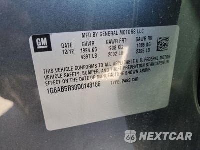 Zdjęcie 12 z 12 samochodu: 2013 CADILLAC ATS LUXURY VIN:1G6AB5R38D0148186 - miniatura