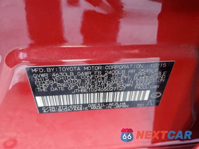 Zdjęcie 14 z 14 samochodu: 2016 LEXUS IS 350 VIN:JTHBE1D24G5027127 - miniatura