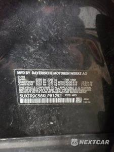 Zdjęcie 12 z 13 samochodu: 2019 BMW X3 XDRIVE30I VIN:5UXTR9C58KLP81252 - miniatura