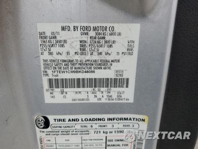 Zdjęcie 12 z 12 samochodu: 2011 FORD F150 SUPERCREW VIN:1FTEW1CM9BKD48086 - miniatura