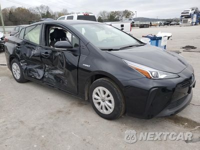 Czwarte zdjęcie samochodu z boku: 2022 TOYOTA PRIUS NIGHT SHADE VIN:JTDKAMFU5N3180976 - miniatura