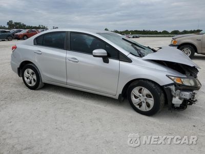 Czwarte zdjęcie samochodu z boku: 2014 HONDA CIVIC LX VIN:19XFB2F55EE032136 - miniatura