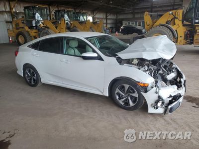 Czwarte zdjęcie samochodu z boku: 2019 HONDA CIVIC LX VIN:19XFC2F6XKE208986 - miniatura