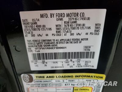 Zdjęcie 14 z 14 samochodu: 2014 FORD F150 SVT RAPTOR VIN:1FTFW1R66EFB99601 - miniatura