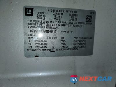 Zdjęcie 14 z 14 samochodu: 2016 CADILLAC ESCALADE ESV PLATINUM VIN:1GYS4KKJ2GR466141 - miniatura