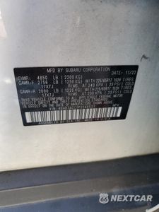 Zdjęcie 15 z 15 samochodu: 2023 SUBARU OUTBACK PREMIUM VIN:4S4BTACC1P3148531 - miniatura
