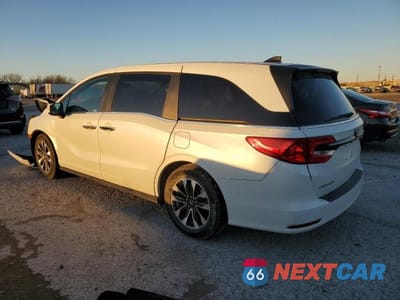 Drugie zdjęcie samochodu z przodu: 2022 HONDA ODYSSEY EXL VIN:5FNRL6H78NB043626 - miniatura