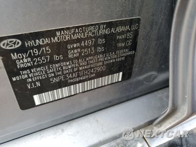 Zdjęcie 14 z 14 samochodu: 2015 HYUNDAI SONATA SPORT VIN:5NPE34AF1FH242900 - miniatura