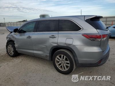 Drugie zdjęcie samochodu z przodu: 2015 TOYOTA HIGHLANDER LE VIN:5TDZKRFH4FS091637 - miniatura