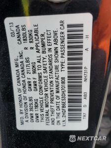 Zdjęcie 12 z 12 samochodu: 2013 HONDA CIVIC SI VIN:2HGFB6E53DH701808 - miniatura