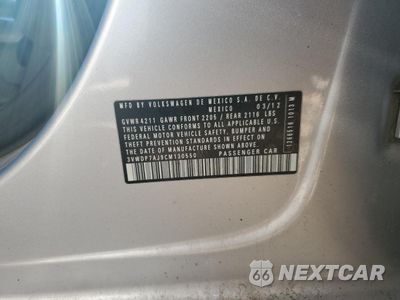 Zdjęcie 14 z 14 samochodu: 2012 VOLKSWAGEN JETTA SE VIN:3VWDP7AJ9CM130550 - miniatura
