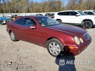 Czwarte zdjęcie samochodu z boku: 2001 MERCEDES-BENZ CLK 320 VIN:WDBLJ65G41F186271 - miniatura