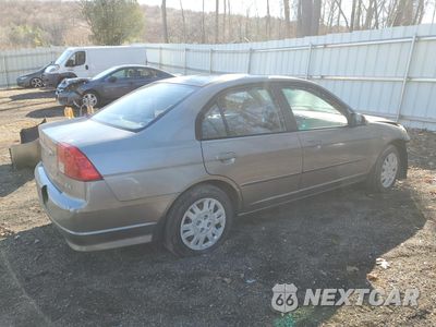 Trzecie zdjęcie samochodu z tyłu: 2005 HONDA CIVIC LX VIN:JHMES16545S005530 - miniatura
