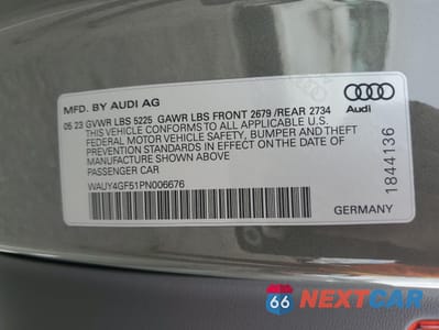 Zdjęcie 12 z 12 samochodu: 2023 AUDI S5 PRESTIGE VIN:WAUY4GF51PN006676 - miniatura