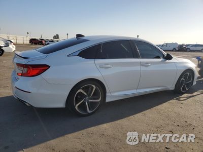 Trzecie zdjęcie samochodu z tyłu: 2021 HONDA ACCORD SPORT VIN:1HGCV1F30MA104558 - miniatura