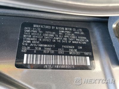 Zdjęcie 14 z 16 samochodu: 2022 NISSAN ROGUE SPORT S VIN:JN1BJ1AWXNW680415 - miniatura