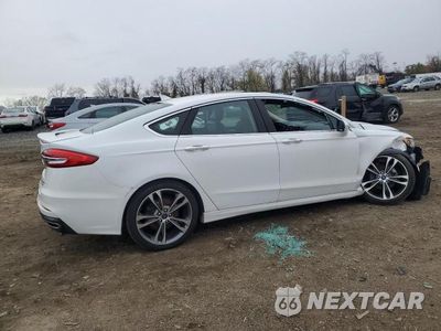 Trzecie zdjęcie samochodu z tyłu: 2019 FORD FUSION TITANIUM VIN:3FA6P0K94KR265126 - miniatura