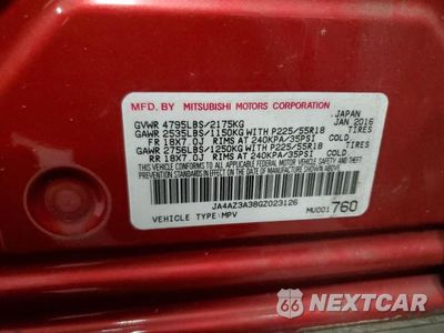 Zdjęcie 13 z 13 samochodu: 2016 MITSUBISHI OUTLANDER SE VIN:JA4AZ3A38GZ023126 - miniatura