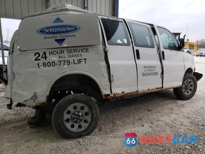 Trzecie zdjęcie samochodu z tyłu: 2011 GMC SAVANA G1500 VIN:1GTS7AF47B1171166 - miniatura