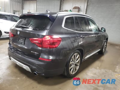 Trzecie zdjęcie samochodu z tyłu: 2019 BMW X3 XDRIVE30I VIN:5UXTR9C58KLP81252 - miniatura